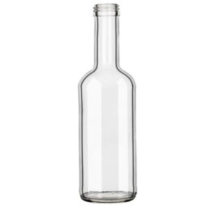 Μπουκάλι Bordeaux 350 ml γυάλινο διάφανο βίδας PP 28