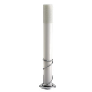 Λαμπάδα Γάμου Μασίφ Κερί Με Χάντρα 15x140cm L43E (2ΤΜΧ.) Εκρού