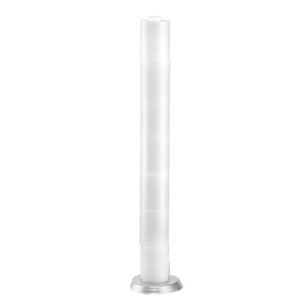Λαμπάδα Γάμου 7 Αποσπώμενα Κεριά 15x140cm L52L (2ΤΜΧ.) Λευκό Με Βάση