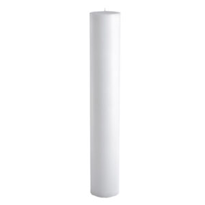 Λαμπάδα Γάμου Μασίφ Κερί 20x140cm L57L (2ΤΜΧ.) Λευκό