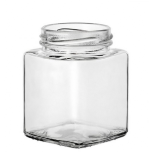 Βάζο Τετράγωνο 210 ml γυάλινο (T.O. 58)