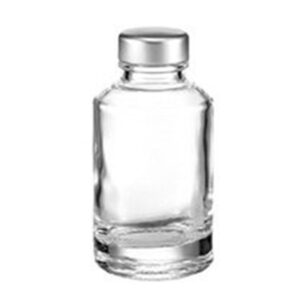 Μπουκάλι Chiara 100 ml γυάλινο Ιταλικό με πώμα ασημί