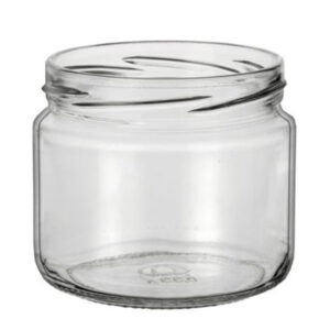 Βάζο γυάλινο standard 330 ml (Τ.Ο 82) για μέλι, γλυκά, ελιές, μαρμελάδες